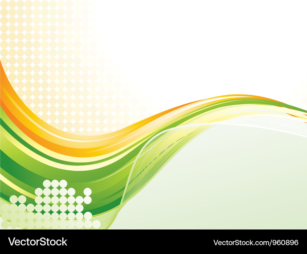 Dynamic Wave Background vector image
