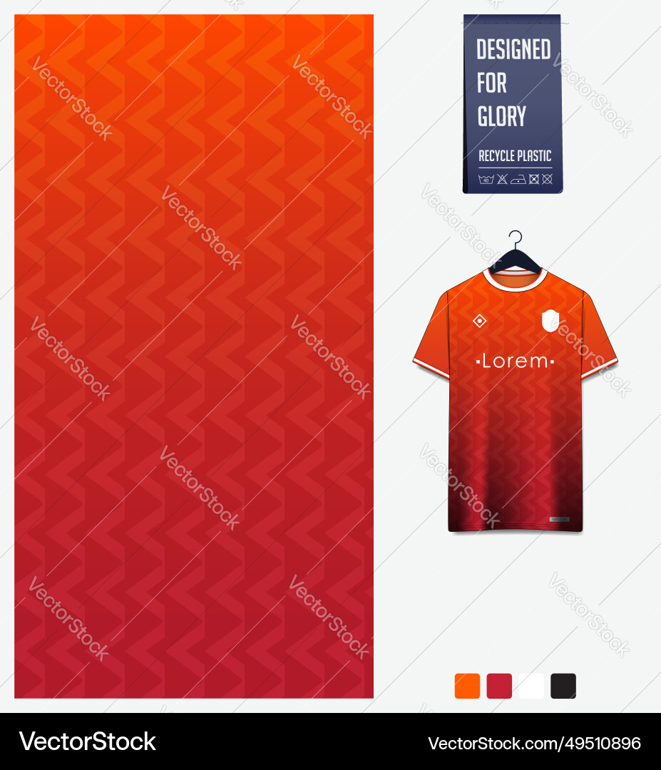 Dynamic Zigzag Soccer Pattern vector image
