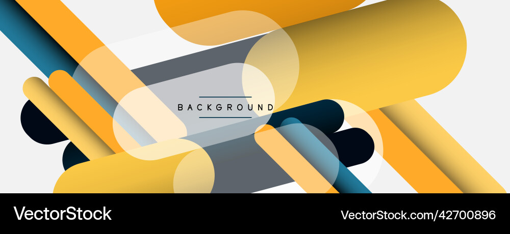 Overlapping round shapes and lines background Overlapping round shapes and lines background vector image