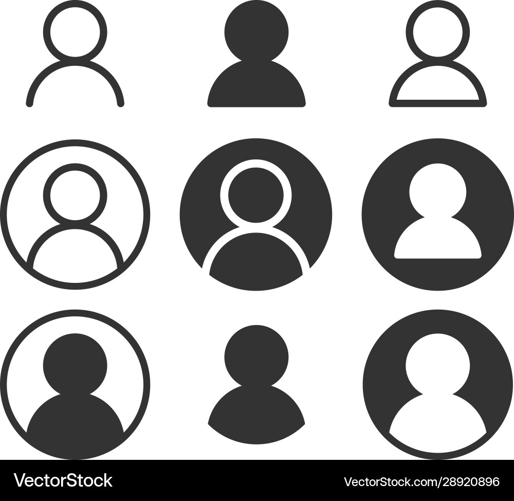 User profile login or access authentication icon User profile login or access authentication icon vector image