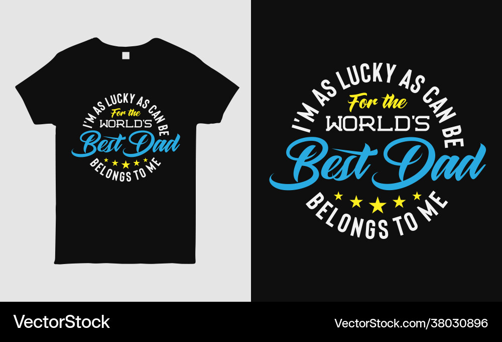 Vatertag cooles T-Shirt Design mit Botschaft Vatertag cooles T-Shirt Design mit Botschaft vektorbild