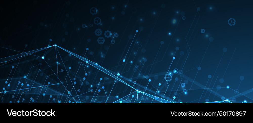 Abstract data background futuristic technology Abstract data background futuristic technology vector image