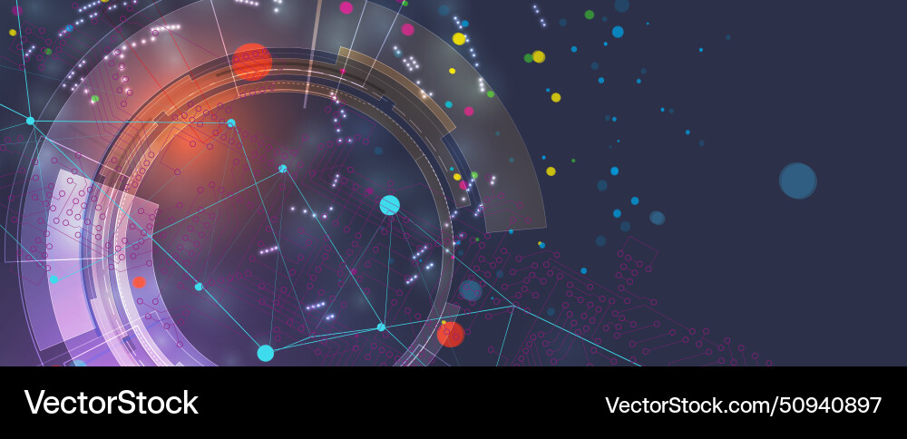 Abstract technology background for science Abstract technology background for science Vector Image