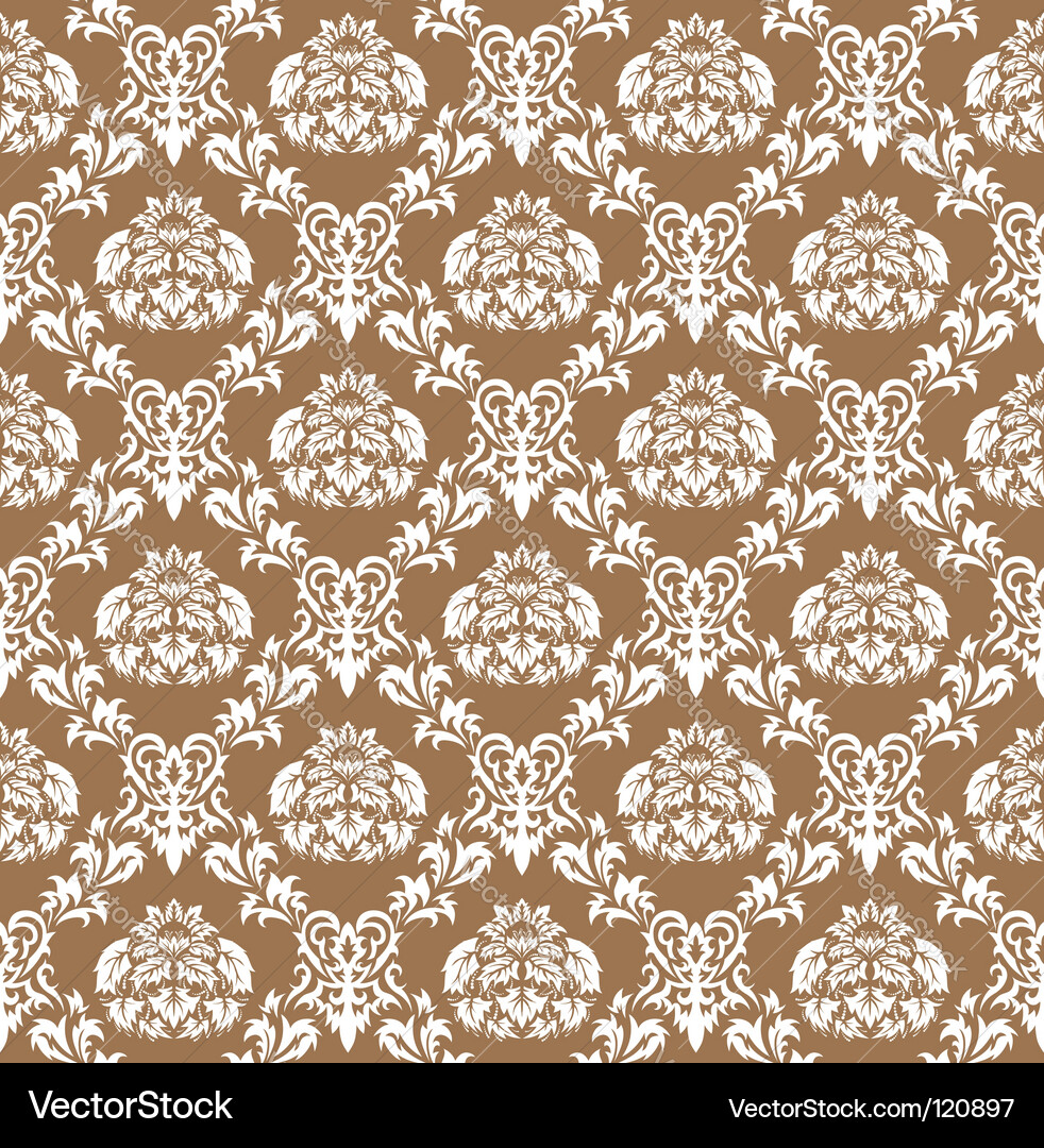Damask pattern Vector Image
