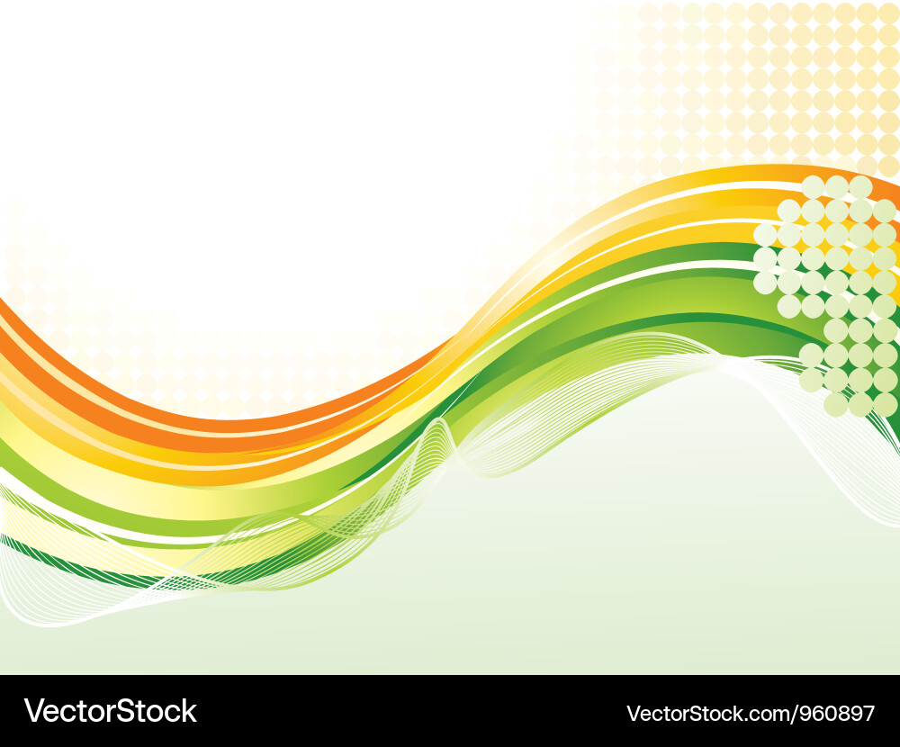 Dynamic Wave Pattern Background vector image