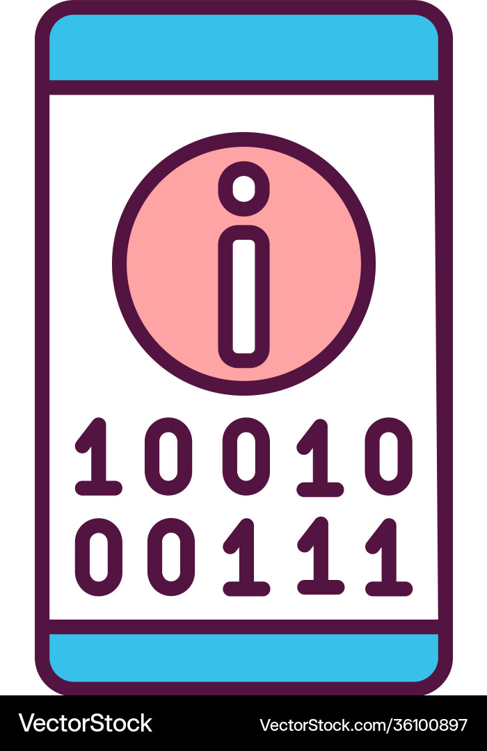 Information architecture rgb color icon Information architecture rgb color icon vector image