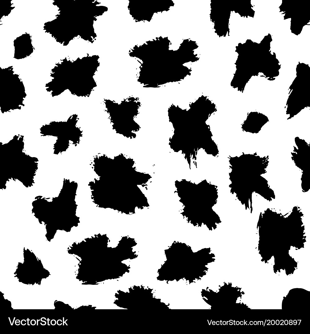 Ink abstract seamless pattern background vector image