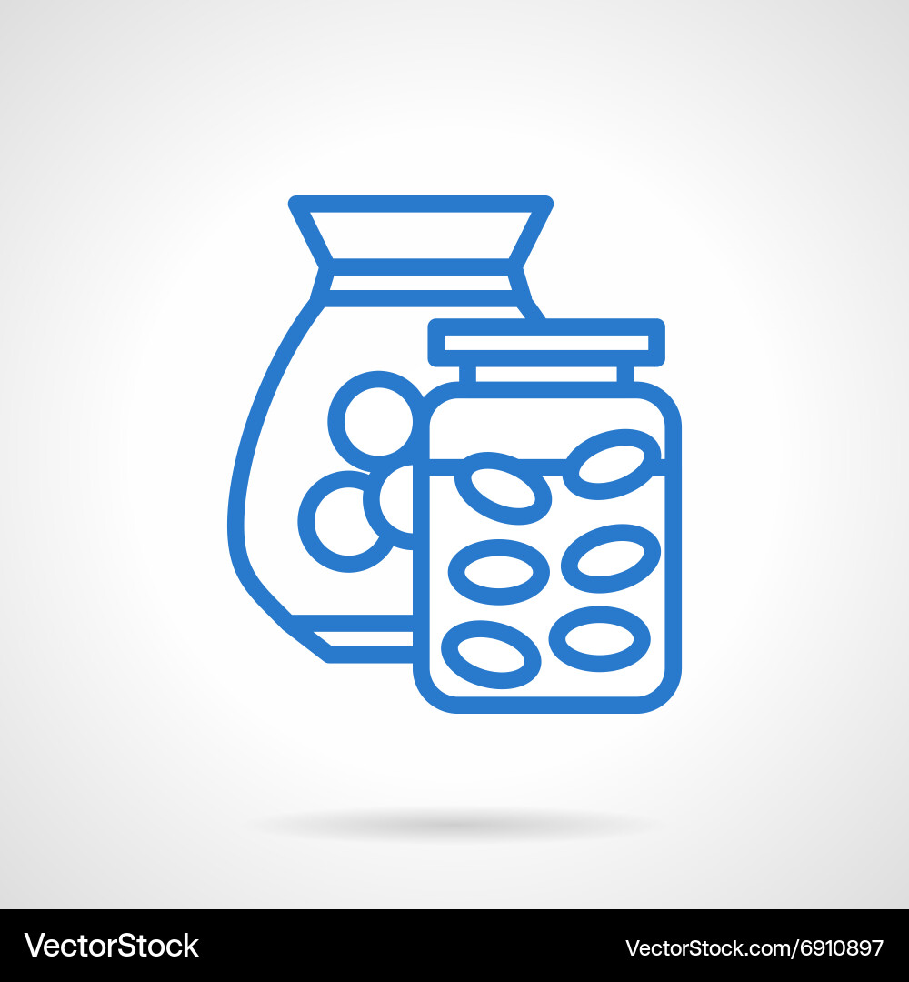 Saving Jars with Coins Icon Vector Image