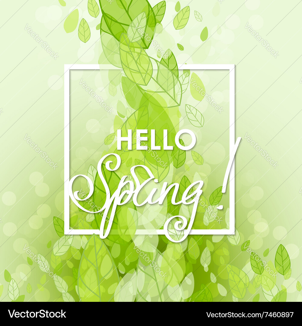 Spring abstract background Vector Image