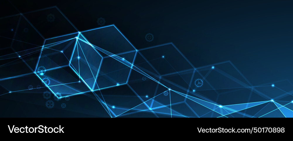 Abstract data background futuristic technology Abstract data background futuristic technology vector image