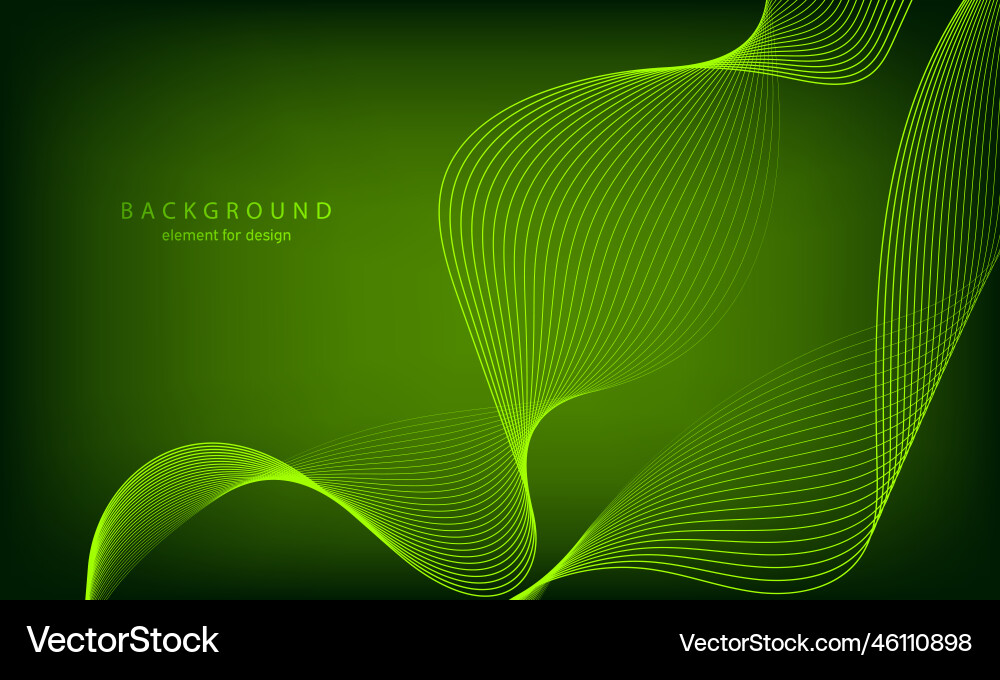 Abstract gradient background wave element Abstract gradient background wave element vector image
