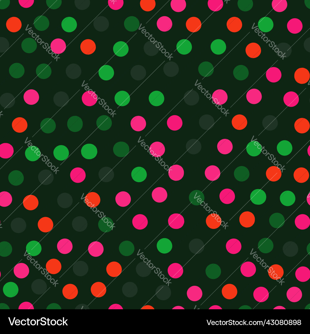Abstract polka dot seamless pattern in retro Abstract polka dot seamless pattern in retro Vector Image