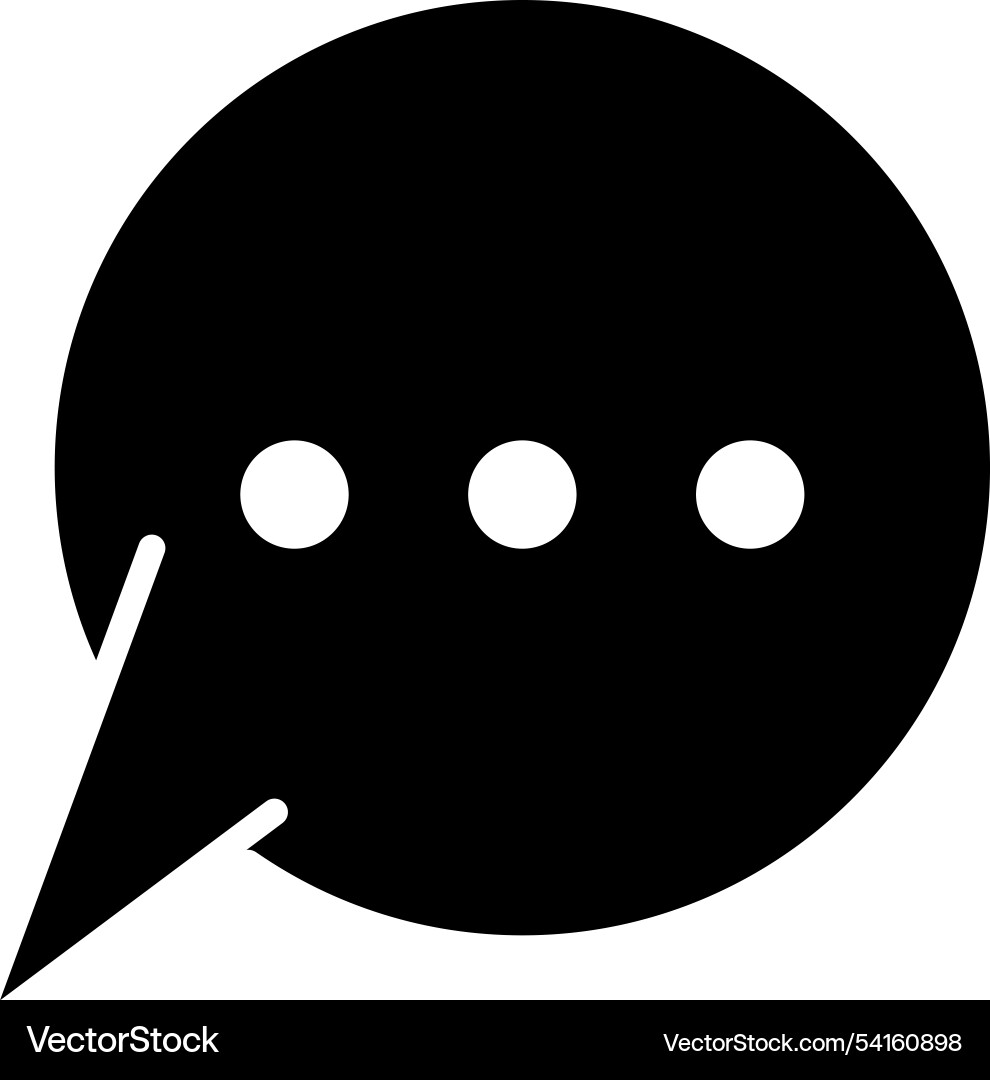 Bubble chat icon design template isolated Vector Image