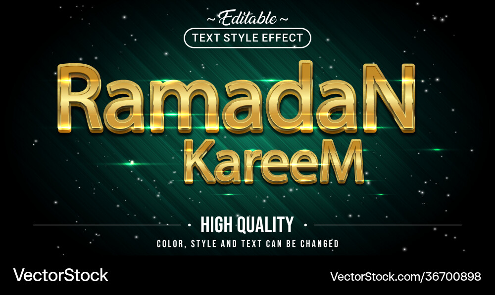 Editable text style effect - theme vector image