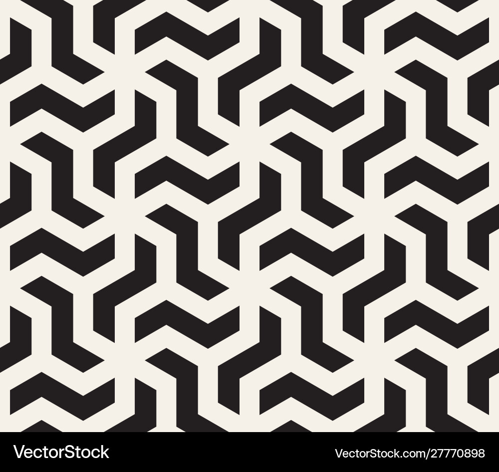 Geometric Line Tiling Pattern vector image