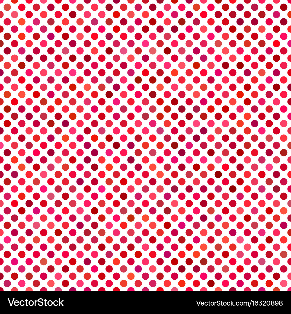 Red circle pattern background vector image