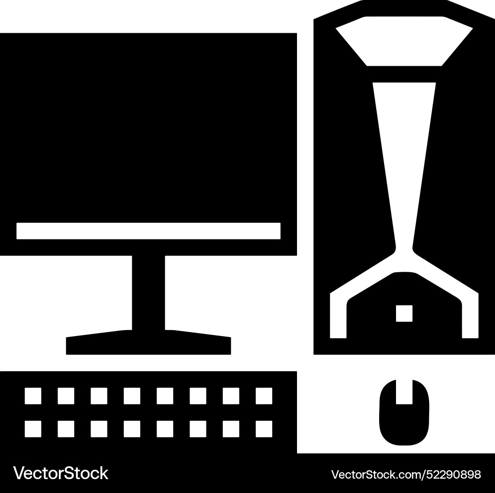 Technology and computer icon symbol image Technology and computer icon symbol image Vector Image