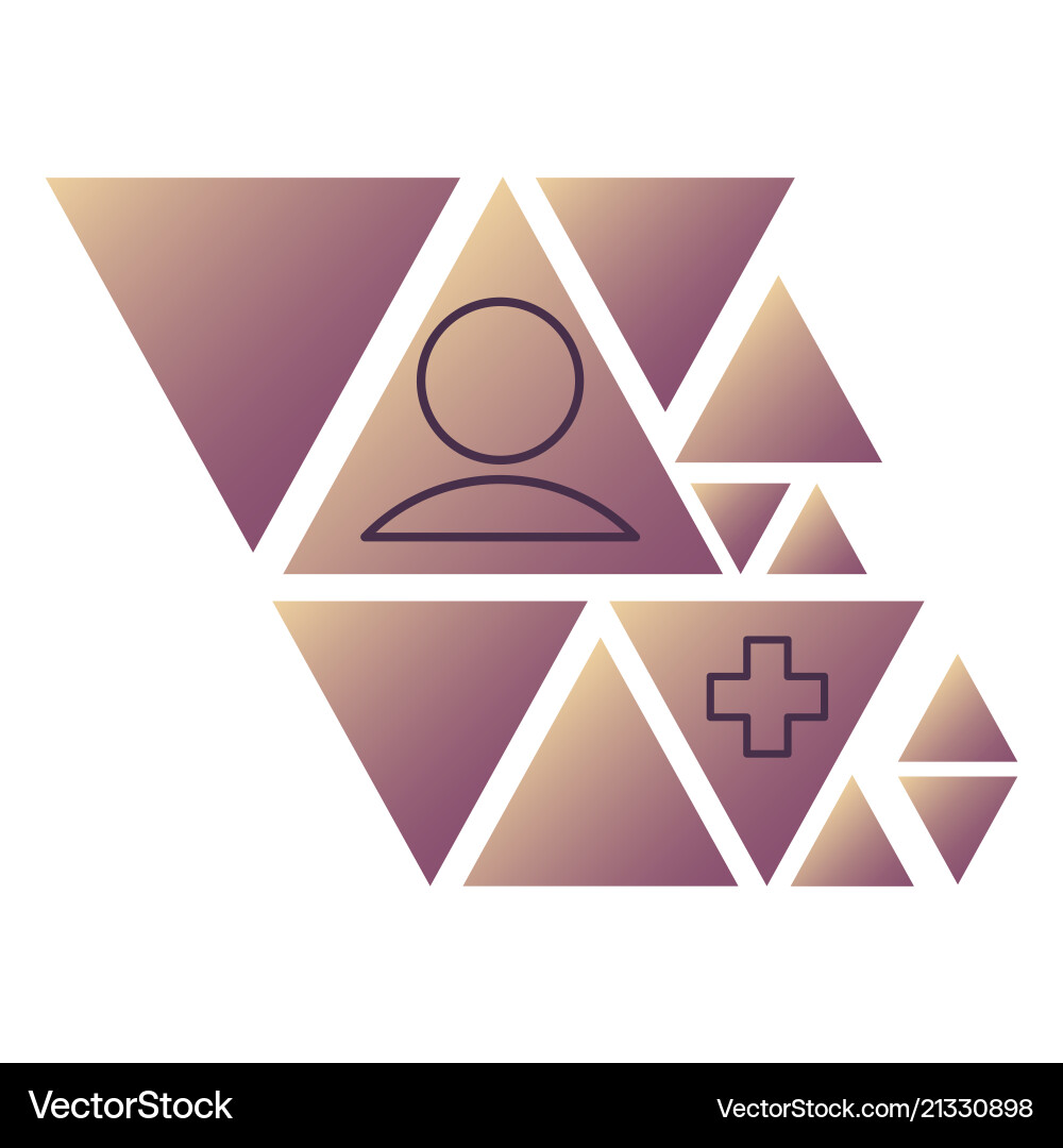 User profile sign web icon with check mark glyph Vector Image
