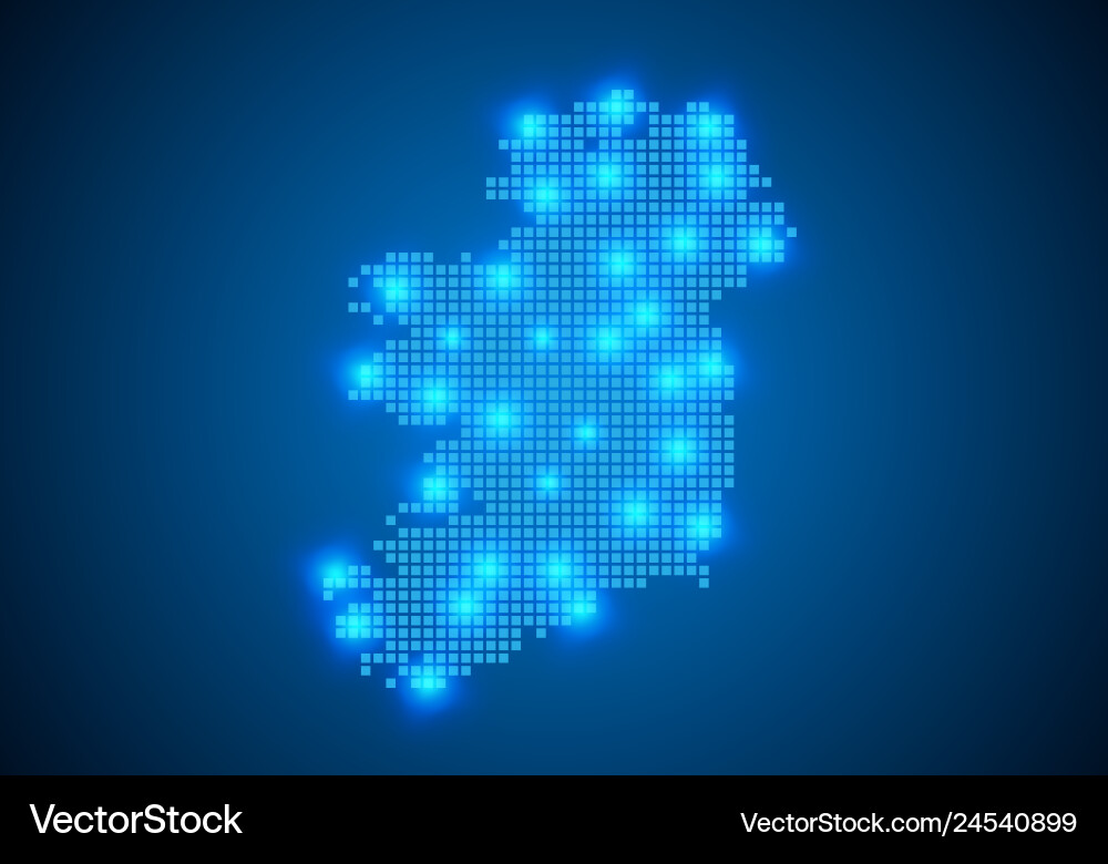 Abstract blue background with map internet line Abstract blue background with map internet line vector image