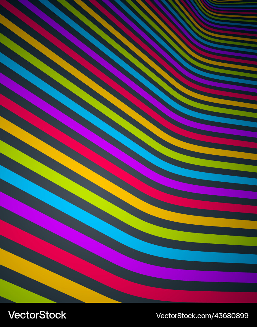 Abstract lines in 3d dimensional perspective Abstract lines in 3d dimensional perspective vector image