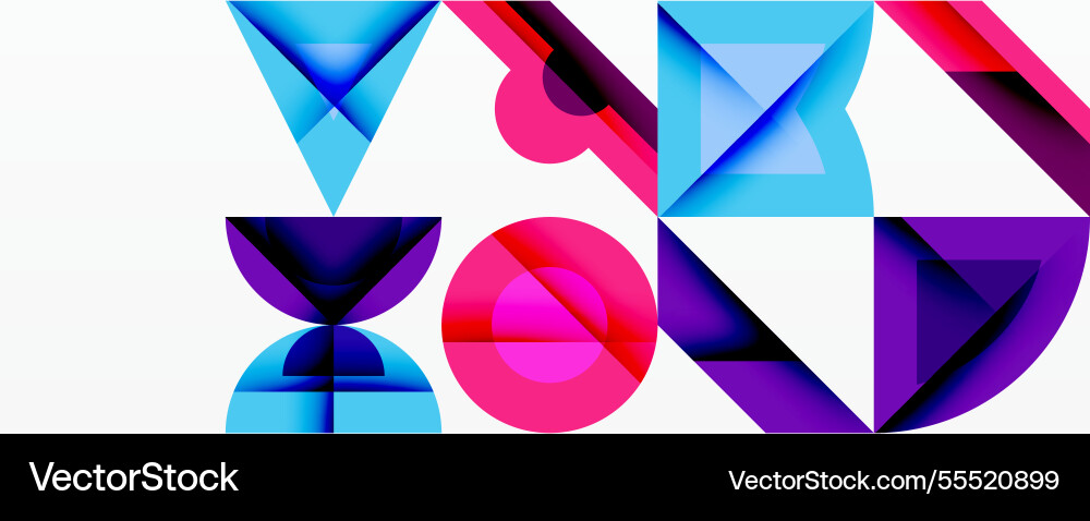 Circles squares lines abstract background Circles squares lines abstract background vector image