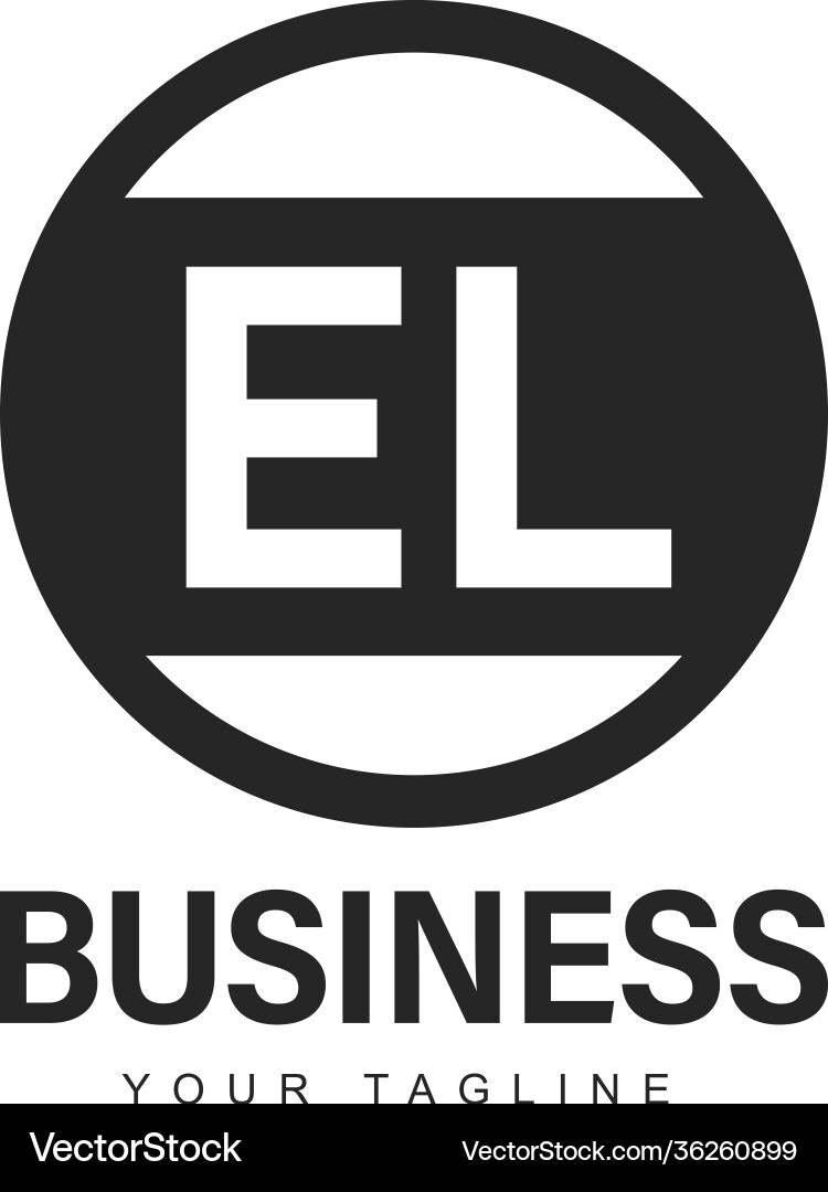 El initial a logo design with abstract style El initial a logo design with abstract style Vector Image