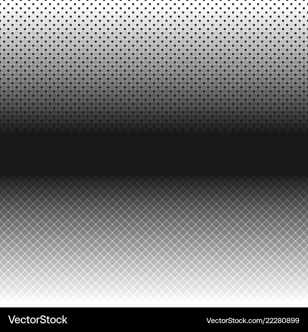 Halftone geometric circle and square pattern vector image