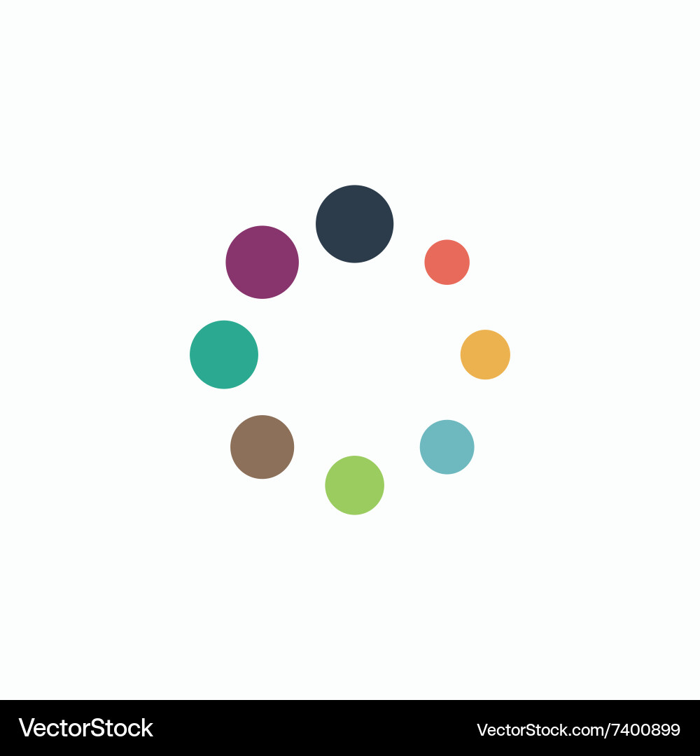 Loading streaming buffering play go please vector image