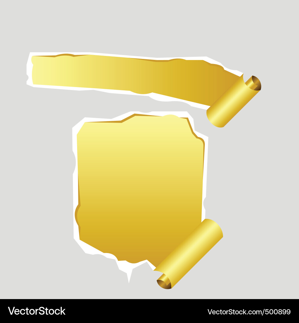 Page tear Vector Image