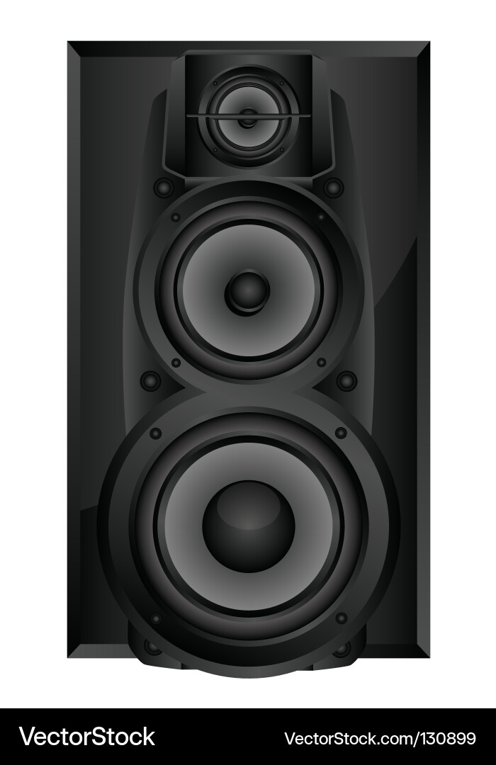 Speaker vector image