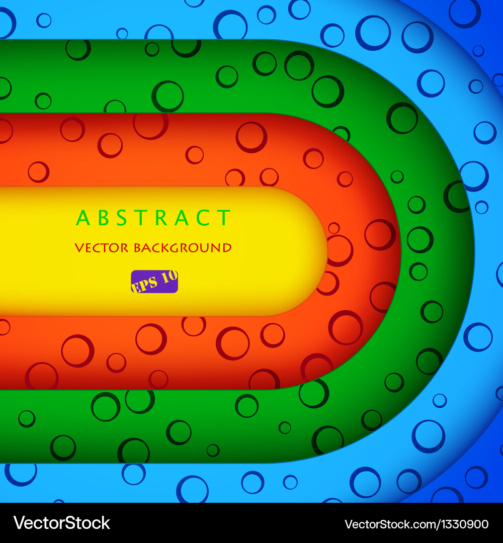 Abstract Colorful Radial Background vector image