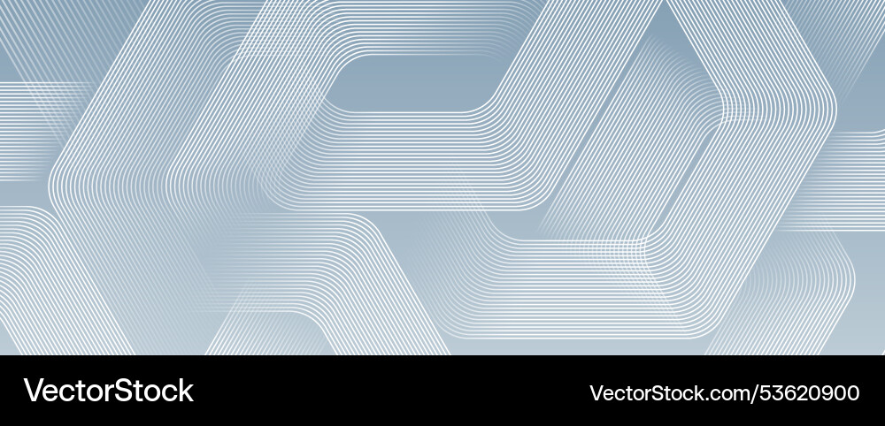 Abstract Hexagonal Network Vector Image
