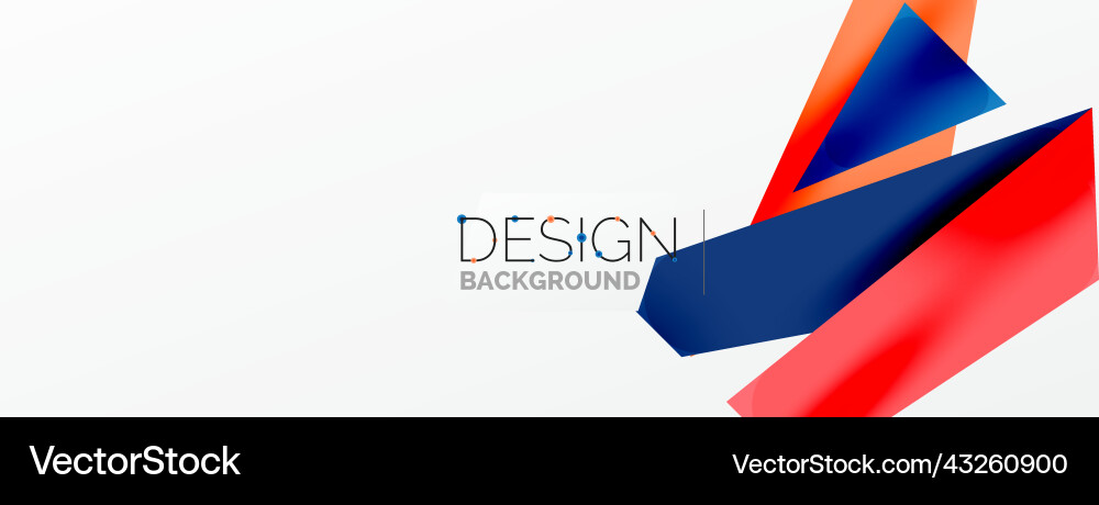 Background abstract overlapping shapes minimal Vector Image