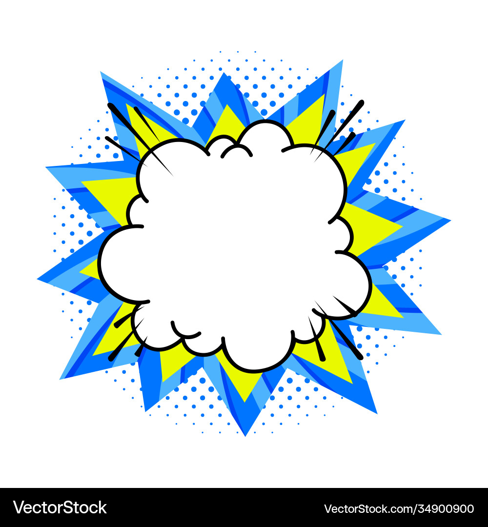 Comics pop-art style empty bang shape on a multi Comics pop-art style empty bang shape on a multi vector image