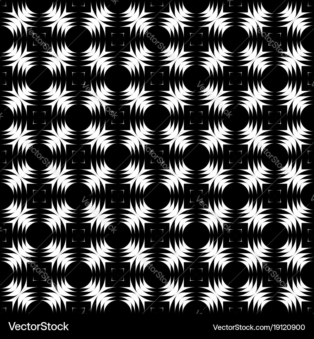 Design seamless monochrome grid pattern Vector Image