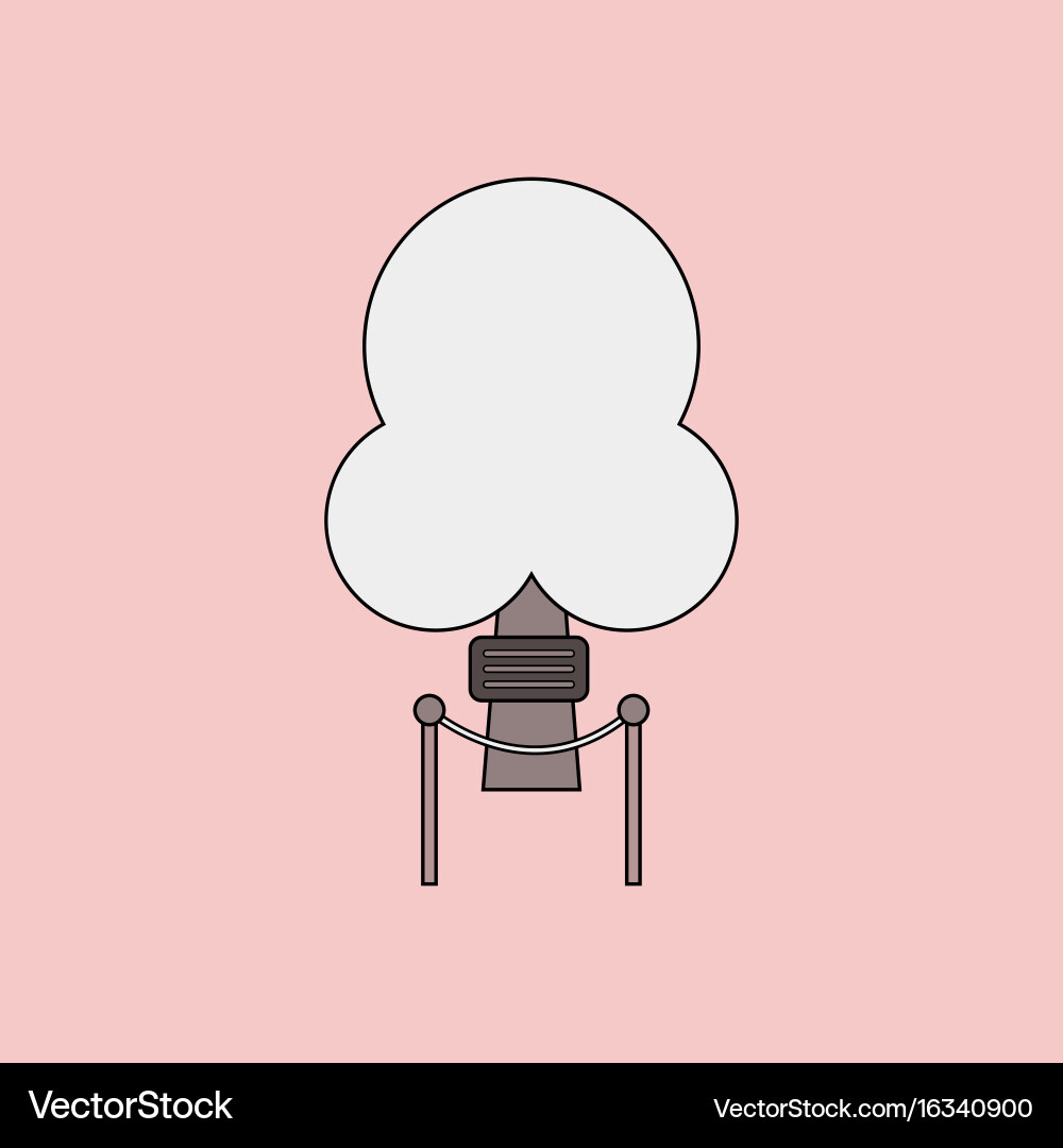 Flat icon design collection factory pipe Vector Image