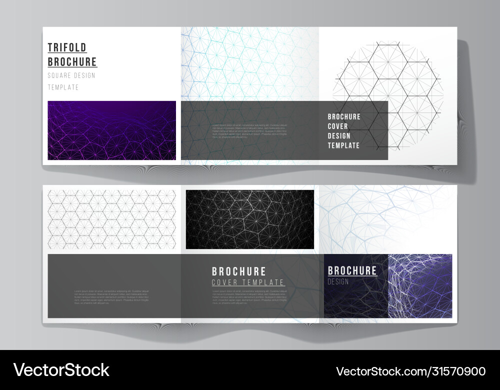 Layout square format covers design Layout square format covers design vector image