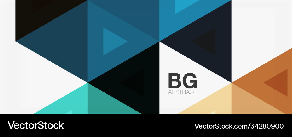 Mosaic triangle pattern abstract background Mosaic triangle pattern abstract background vector image