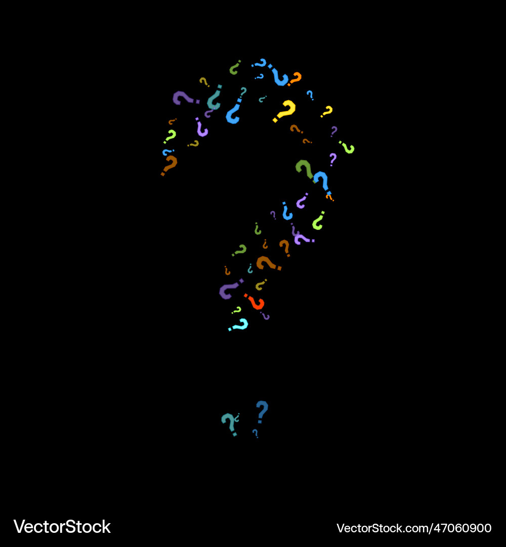 Question marks quiz doubt poll query public Question marks quiz doubt poll query public vector image