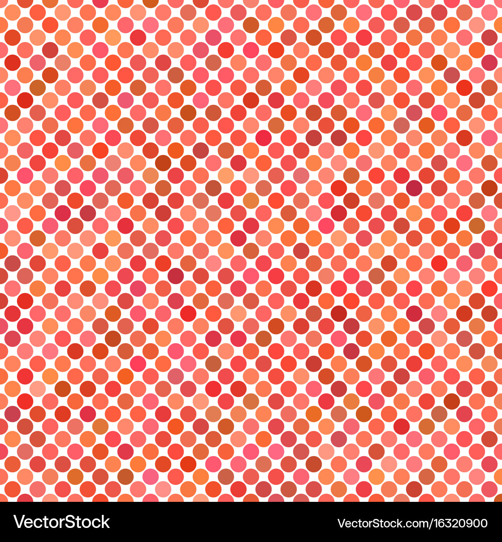 Red circle pattern background vector image