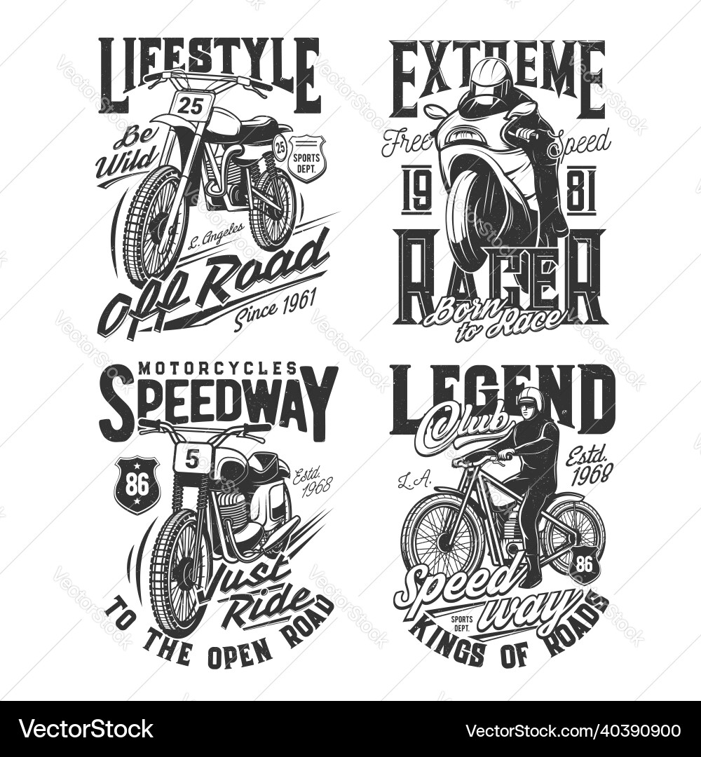 Tshirt-Print mit Rennrad Sportteam Tshirt-Print mit Rennrad Sportteam vektorbild