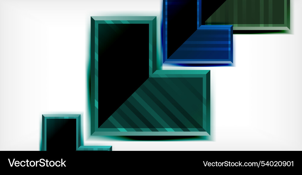 Arrow symbols created with 3d effects and line Vector Image