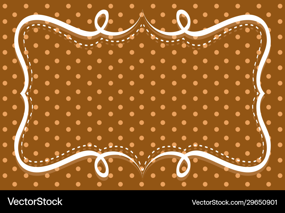 Background template with polka dot patterns Vector Image
