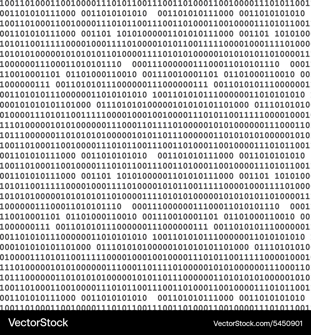 Binary Code Raster Background Vector Image