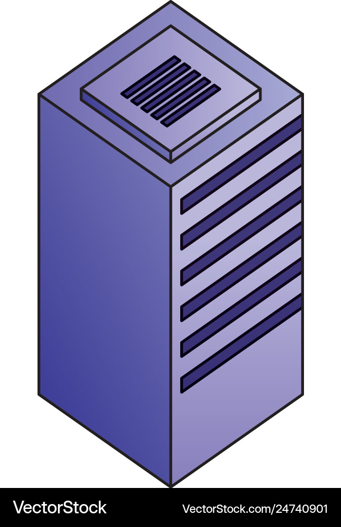 Database center server storage technology Database center server storage technology Vector Image