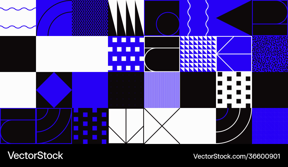 Simple geometric pattern design with basic Simple geometric pattern design with basic vector image