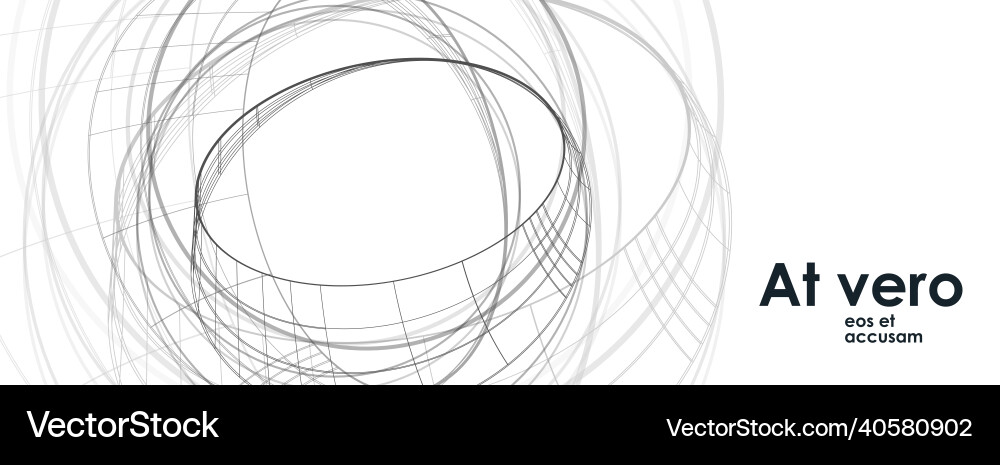 Abstract connect circles modern design template Abstract connect circles modern design template vector image