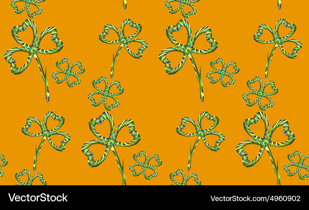 Clover pattern Vector Image