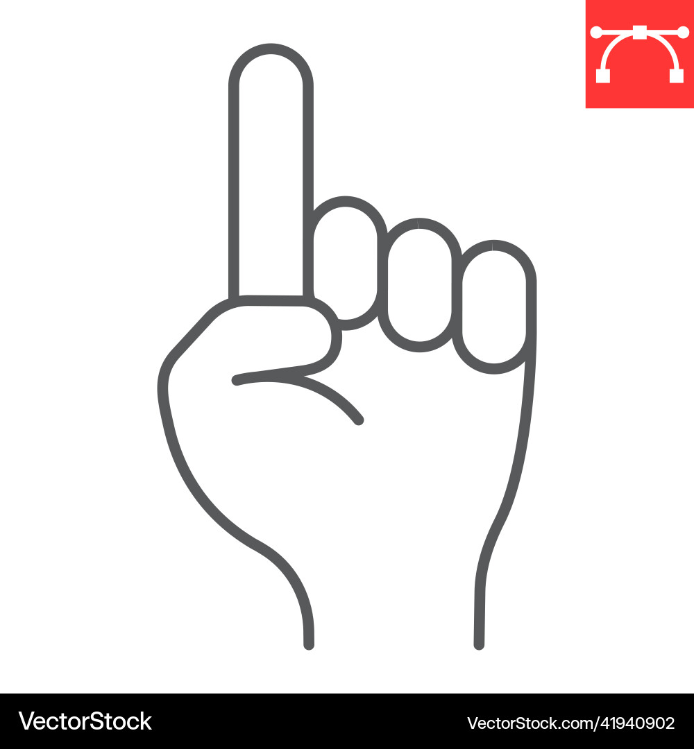 Faith in allah line icon Royalty Free Vector Image