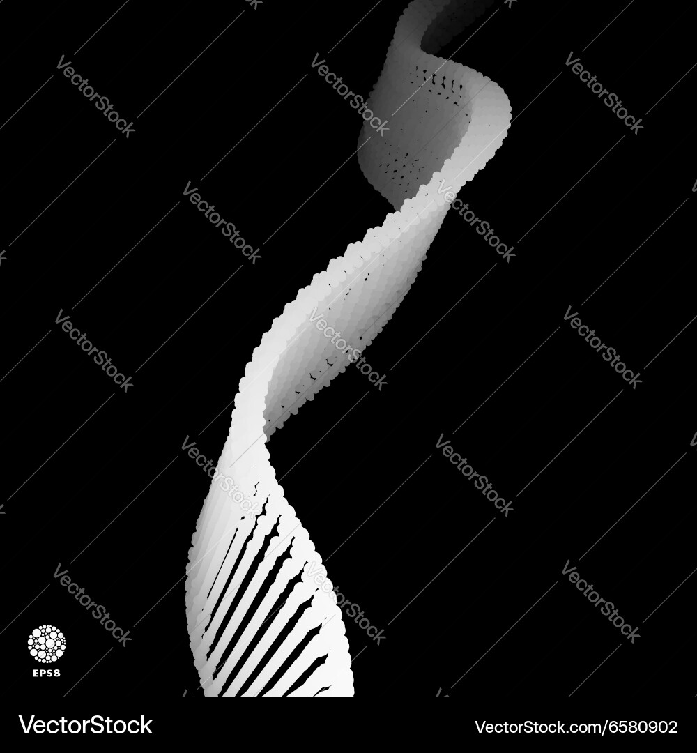 Point flow design template Vector Image